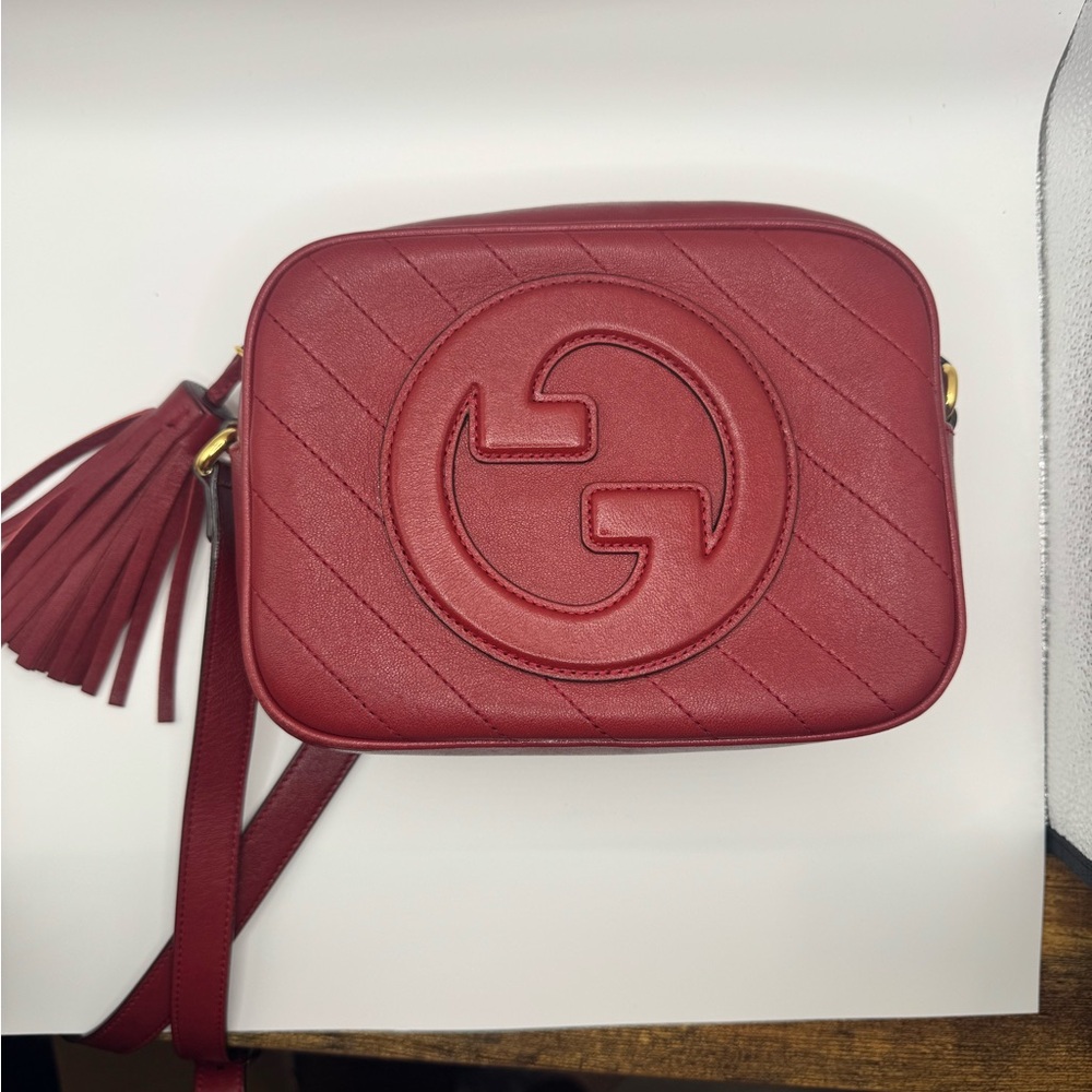 Gucci Blondie Burgundy Crossbody - Picture 3 of 13